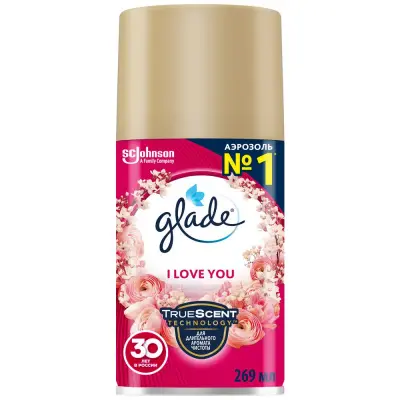 Glade automatic запасной баллон i love you 269 мл 