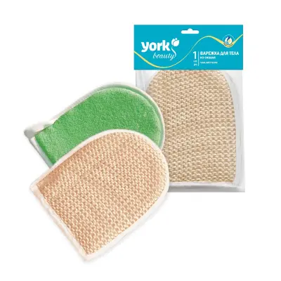 York варежка для тела из сизаля 