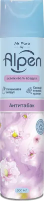 Alpen освежитель воздуха антитабак 300 мл 