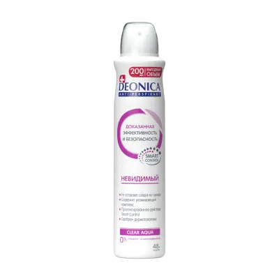 Deonica спрей женский невидимый 200 мл 