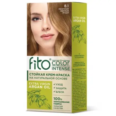 Fito color intense краска для волос тон 8.1 песочный светлый русый 