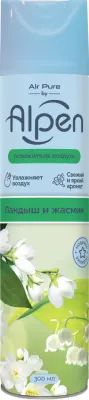 Alpen освежитель воздуха ландыш и жасмин 300 мл 