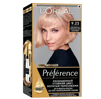 L'oreal Preference краска для волос 9.23 розовое золото 