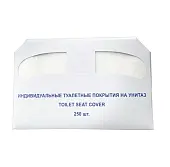 Одноразовые покрытия на унитаз 250 шт/уп 1/2 сложения C-98