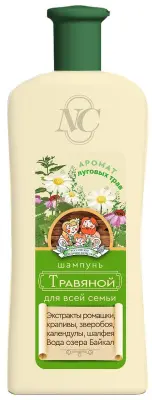 Невская Косметика шампунь для всех типов волос травяной 400мл 