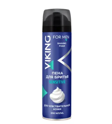 Viking пена для бритья sensetive для чувствительной кожи 200 мл 