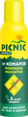 Picnic Family аэрозоль от комаров 150 см3 