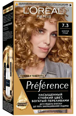 L'oreal Preference краска для волос 7.3 флорида марсель 