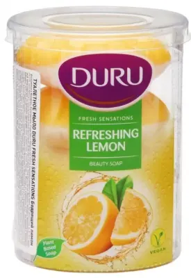 Duru fresh sn туалетное мыло бодрящий лимон 100гр*4*16 