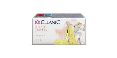Cleanic pure cotton тампоны normal 16 шт 