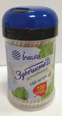INSULA зубочистки 150+30 шт 