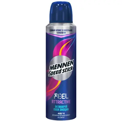 Mennen Speed Stick део спрей feel attractive 150 мл 