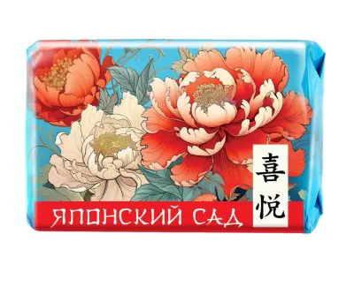 Невская косметика туалетное мыло японcкий сад любовь и радость 90 г 