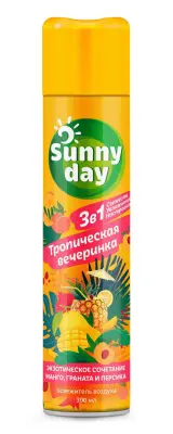 Sunny Day освежитель воздуха тропическая вечеринка 300 см3 