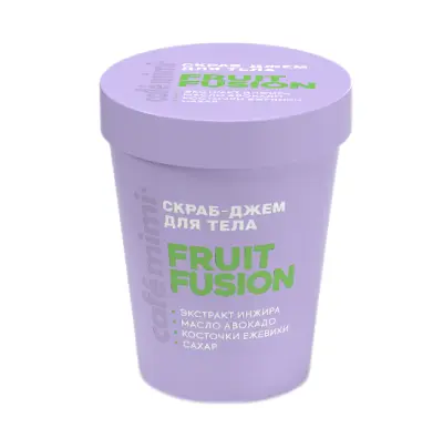 Cafe Mimi COLOURS скраб джем для тела fruit fusion 250 г 
