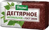 ВЕСНА народное туалетное мыло дегтярное в пленке 140г
