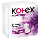 Kotex прокладки гигиенические maxi protect супер+ 9 шт