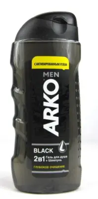ARKO Men 2 в1 black гель для душа и шампунь 260мл 