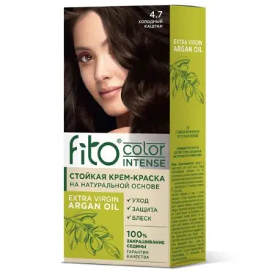 Fito color intense краска для волос тон 4.7 холодный каштан 