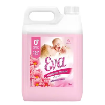 GraSS кондиционер для белья eva sensitive концентрированный канистра 5 кг 