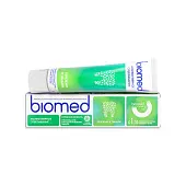 Biomed healthywhite инновационная зубная паста взрывная свежесть отбеливание и восстановление эмали свежий огурец и мята 65 г