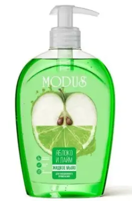 MODUS  жидкое мыло яблоко и лайм  500 мл 