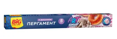 BIG City Пергамент с принтом Art Smart 5 м 