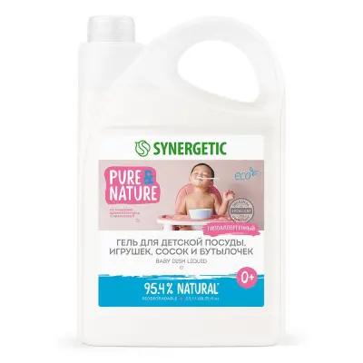 Synergetic гель для мытья детской посуды 3,5 л 