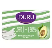 Duru туалетное мыло 1+1 Белая глина и Масло авокадо Soft Sensations 80г