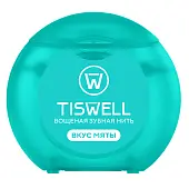 Tiswell зубная нить вощеная с ксилитом от налета и кариеса 50 м