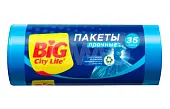 BIG City Пакеты для мусора HD 50*60 см 35л синие 30 шт