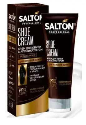 SALTON PROF крем для обуви из лаковой кожи в тубе 75 мл  бесцветный 