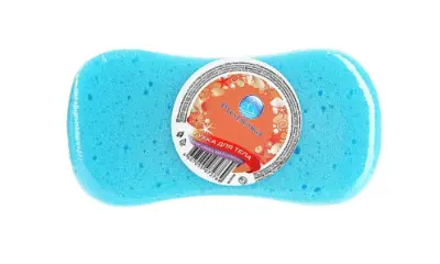 Русалочка губка для тела флора 1 шт 