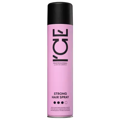 ICE Professional home strong hair spray лак для волос сильной фиксации 300 мл 