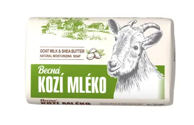 Kozi Mleko туалетное мыло твердое goat milk extract and shea butter 90 г 