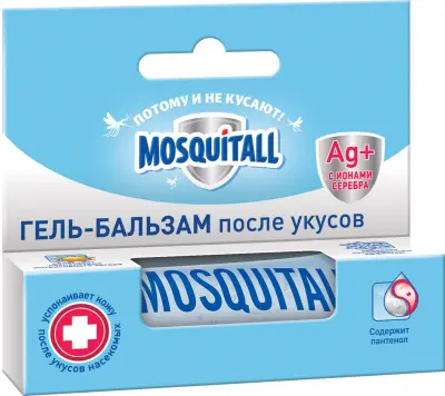 Mosquitall гель бальзам скорая помощь после укусов 10 мл 
