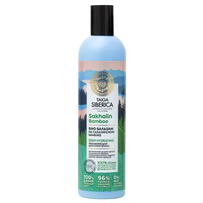Taiga Siberica бальзам био увлажняющий для сухих волос 400 мл 