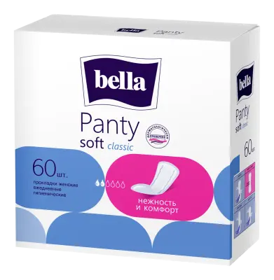 BELLA Прокладки ежедневные PANTY SOFT Classik 60 шт 