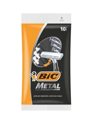 BIC Станки одноразовые Метал (10шт) с одним лезвием 