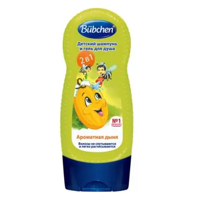 Bubchen шампунь и гель для душа детский Ароматная дыня 230мл 