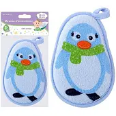 МД мочалка пингвинёнок размер 13х8х2 см