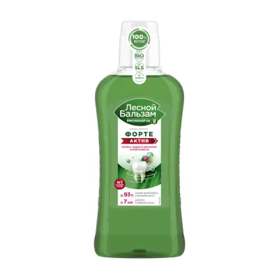 Лесной бальзам ополаскиватель на отваре трав форте актив 400 мл 