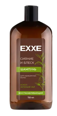 EXXE Шампунь 'Сияние и блеск' Восстанавливающий для окрашенных волос, 750 мл 