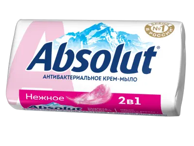 ABSOLUT туалетное мыло 2в1 нежное 90 г 