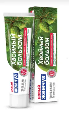 Новый жемчуг зубная паста хвойный бальзам 50 мл 