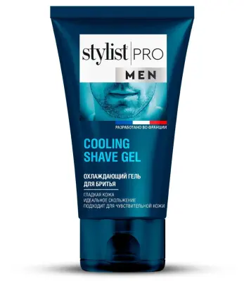 Stylist Pro Men гель для бритья охлаждающий 150 мл 