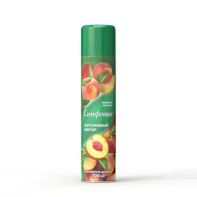 Симфония освежитель воздуха персиковый нектар 300 мл 