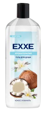 Exxe гель для душа кокос и ваниль 400 мл 