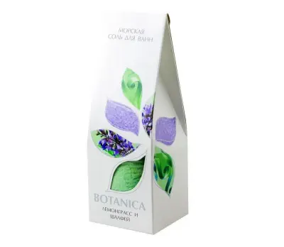 Негоциантъ соль для ванн botanica лемонграсс и шалфей 700 г 