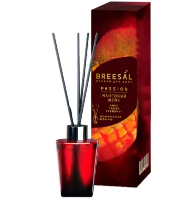 Breesal ароматический диффузор passion манговый шейк 70 мл 